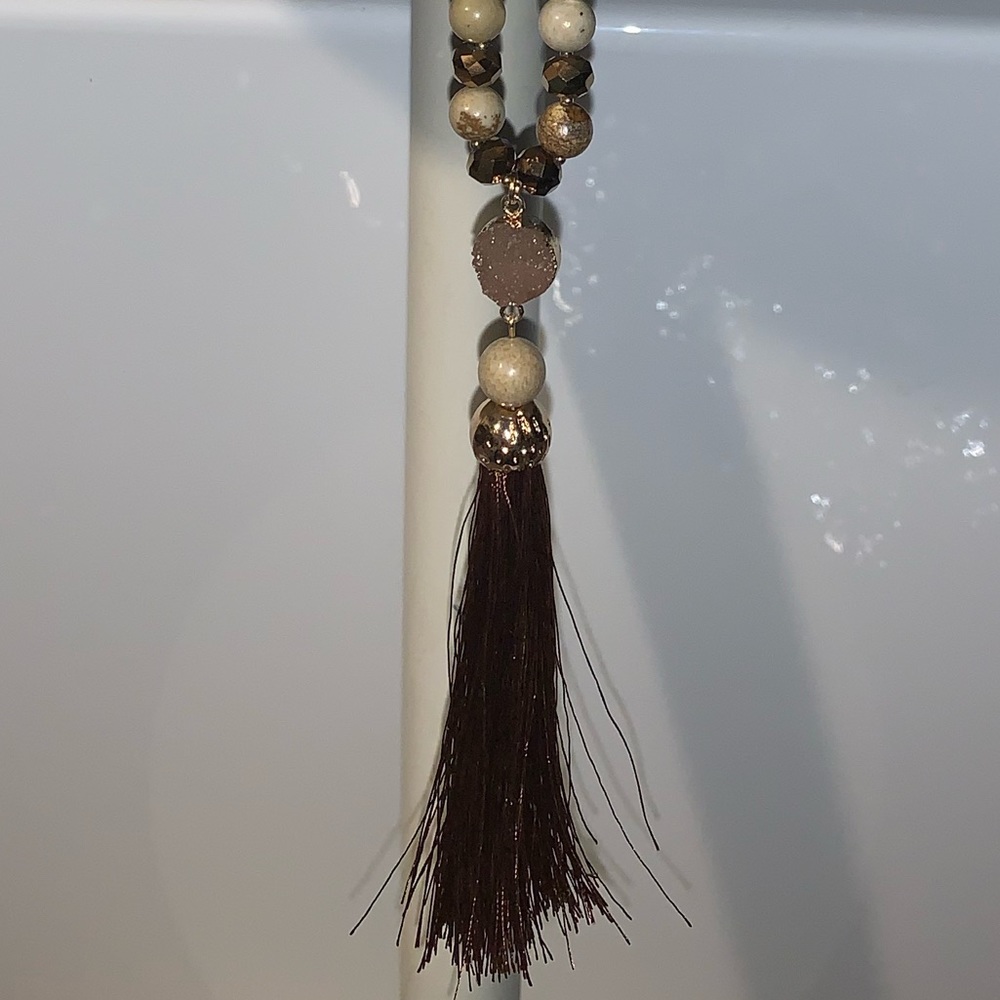 Tassel necklace
